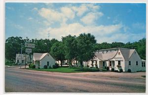 Crescent Court Motel US 65 Branson Missouri postcard