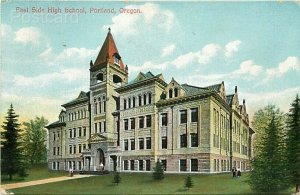 OR, Portland, Oregon, Est Side High School, Portland Postcard No. 7001