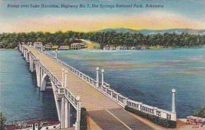 Arkansas Hot Springs National Park Bridge Over Lake Hamilton