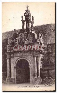 Old Postcard Carnac Porch Church I