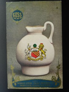 Manchester ROMAN EWER c1904 Postcard by W.H. Goss / S. Oates & Co.