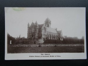 BRIDGE OF WEIR The Church ORPHAN HOME OF SCOTLAND c1908 RP Postcard by Fidelus