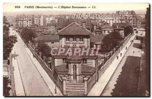 Old Postcard Paris L & # 39Hopital Bretonneau Hospital Health