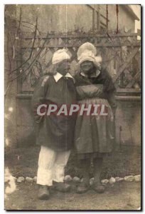 PHOTO CARD Folklore costume Peasants Calvados