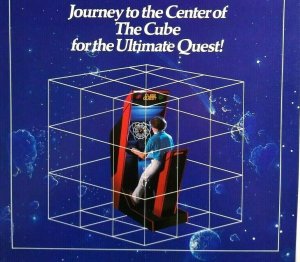 Cube Quest Arcade Flyer Simutrek Original Video Game Vintage Retro Promo 1983