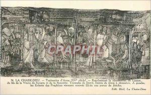 Old Postcard La Chaise Dieu Tapestry of Arras (XVth Century) Representing the...