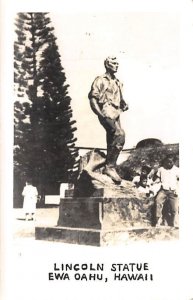 Lincoln statue Ewa Oahu, Hawaii, USA