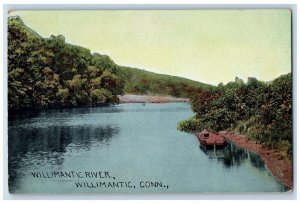 c1910 Scenic View Willimantic River Willimantic Connecticut CT Vintage Postcard 