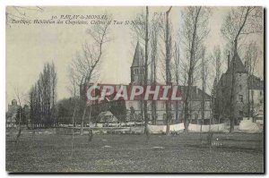 Old Postcard Paray Monial Basilica Housing Chaplains Cloitres and Tour St Nic...
