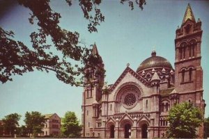 MO Postcard NEW CATHEDRAL OF ST LOUIS LINDELL BLVD Missouri