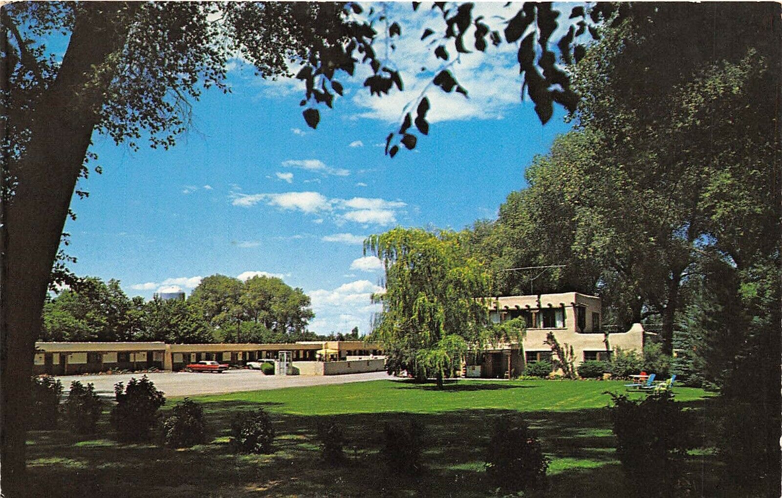 Taos New Mexico 1960s Postcard El Pueblo Motor Lodge Motel Latin And South America Mexico 7191