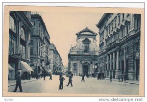 Rome , Italy , PU-1909 ; Largo Chigi e Via Tritone