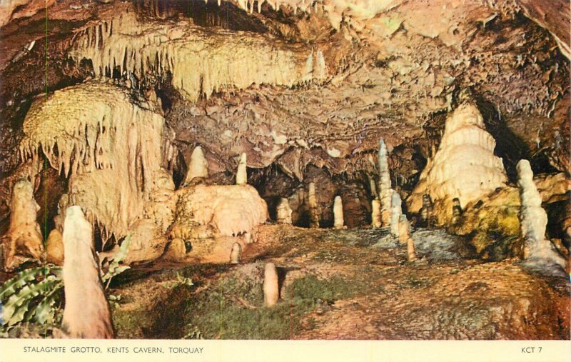 UK England Torquay Devon Stalagmite Grotto Kents Cavern