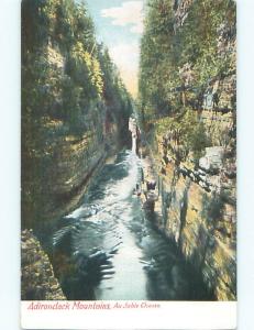 Unused Pre-1907 RIVER AT AUSABLE CHASM Adirondack Mountains New York NY n5680