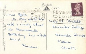 Comic series confused lady illustration Postcard