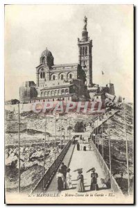 Postcard Old Marseille Notre Dame de la Garde