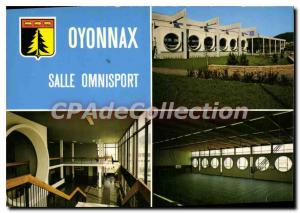 Postcard Old Oyonnax Ain its Omnisport hall to hall entrance the whole Great ...