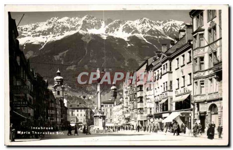 Old Postcard Innsbruck Meria Thereslen Str