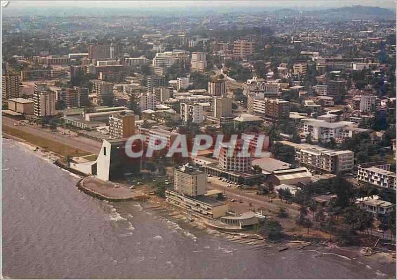 CPM Libreville Gabon vue Aerienne A 184 G