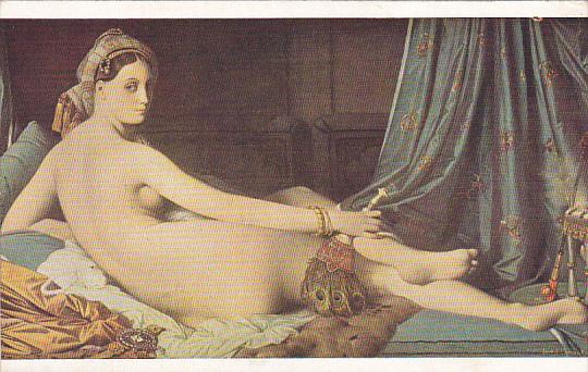 Nude Woman Odaliska by J A Ingres Musee du Louvre