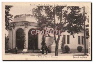 Old Postcard Marseille National Exhibition 1922 Colonial Palace autonomous Co...