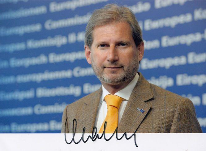 Johannes Hahn Austrian Politics Politician Hand Signed Photo