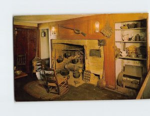 Postcard Kitchen Of Rufus Putnam House Marietta Ohio USA