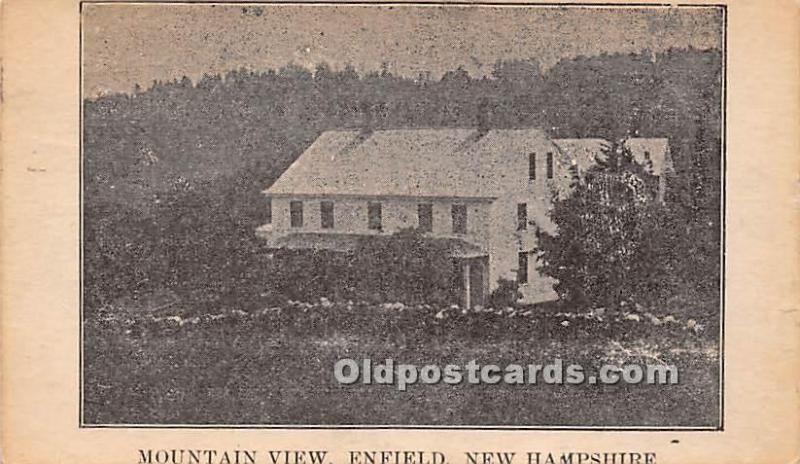 Mountain View Enfield, New Hampshire, NH, USA 1937 