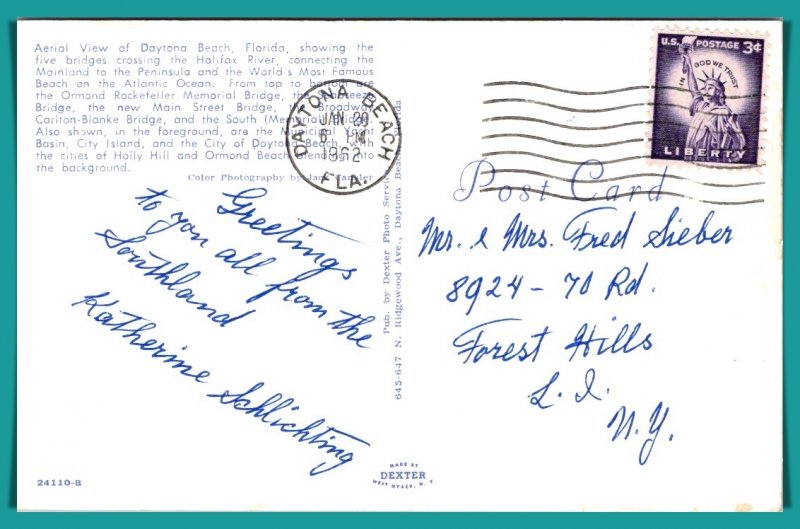 Florida, Daytona Beach - Aerial View - [FL-875]