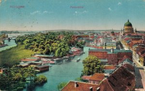 Germany Potsdam Panorama Vintage Postcard 08.42