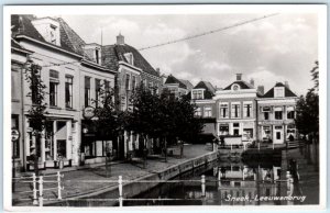 RPPC  SNEEK, NETHERLANDS   Street Scene  LEEUWENBRUG  c1950s  Postcard