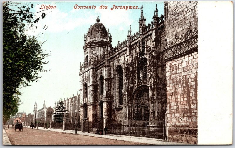 Lisboa Convento dos Jerónimos Lisbon Portugal Monastery Postcard