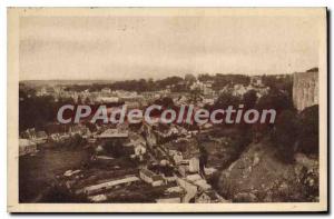 Old Postcard Falaise Calvados General view of Mont Myrrha