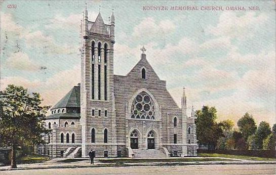 Nebraska Omaha Kountze Memorial Church 1907