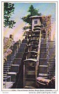 Top of Scenic Incline, Royal Gorge, Colorado, PU-1951