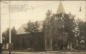 Church - Bozeman MT 1908 Real Photo Postcard