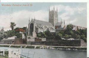Worcestershire Postcard - Worcester Cathedral From South West  - Ref 8093A