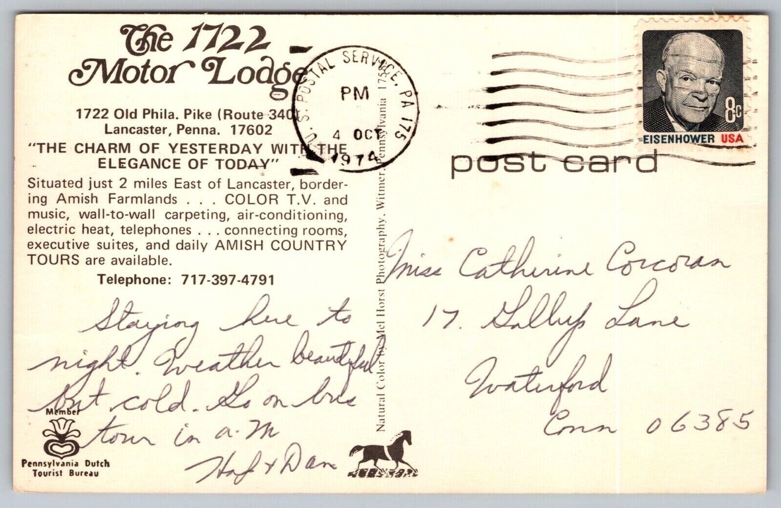 Motor Lodge Old Phila Pike Lancaster Pennsylvania Multi View Interior