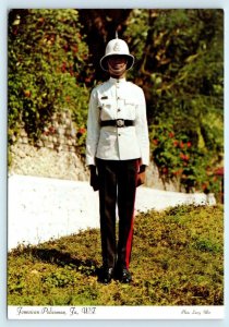 JAMAICA, West Indies ~ JAMAICAN POLICEMAN in Uniform 1973  - 4x6 Postcard