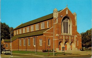 St Augustine Catholic Church Kalamazoo Michigan MI Postcard VTG UNP Dexter  