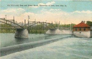 IA, Iowa City, Old University Dam and Power House, No. 2932