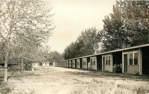 Postcard RPPC 1930s California Redding Paterson Cabins Diestehorst 23-13687