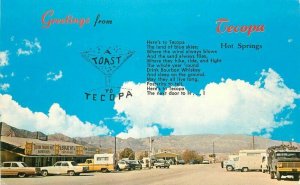 California Inyo Tecopa Hot Springs 1960s Picturesque Postcard Western 22-1367