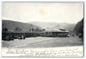 1905 D L W Station Depot Train Delaware Water Gap Pennsylvania PA Postcard