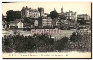 Old Postcard From Jack Jurancon Pau View