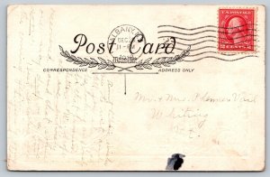 1918  Merry Christmas  Xmas   Postcard