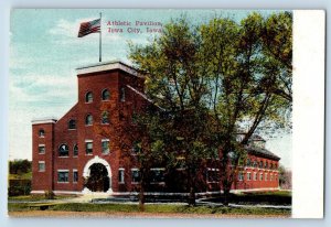 Iowa City Iowa Postcard Athletic Pavilion Exterior Building 1910 Vintage Antique