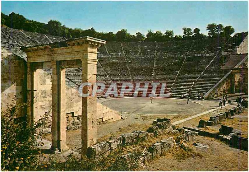 Modern Postcard The ancient Epidaurus Theater