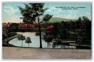 c1910 La Fontaine Park Montreal Quebec Canada Posted Antique Postcard