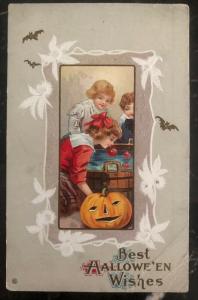 1916 Ada OH Usa Picture Postcard PPC Cover Best Halloween Greetings